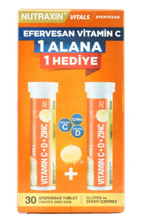Nutraxin C-D Zinc Efervesan 2 Al 1 Öde Fırsat Paketi