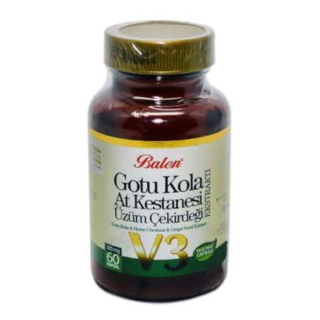 Balen Gotu Kola Atkestanesi Üzüm Çekirdeği 355 mg 60 kapsül