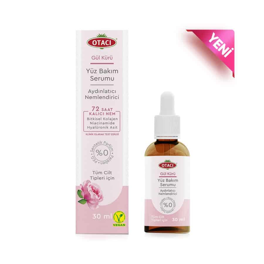 Otacı Gül Kürü Yüz Bakım Serumu Tüm Ciltler İçin 30 Ml
