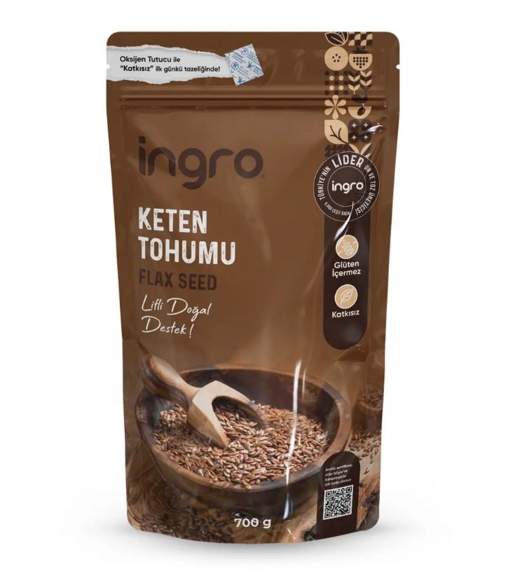İngro Glutensiz Keten Tohumu 500 Gr