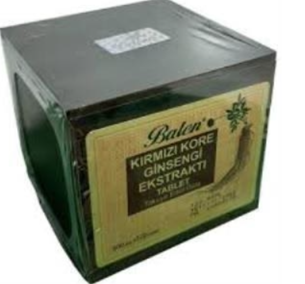 Balen Kırmızı Kore Ginsengi Ekstraktı 600 mg 120 Tablet