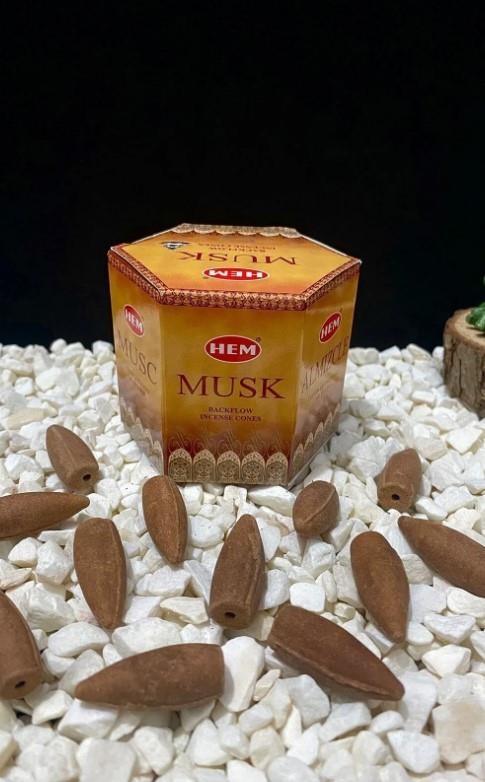 Hem Konik Geri Akış  Tütsü Musk 1 Paket 10 Adet