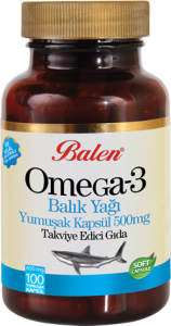 Balen Omega 3 Balık Yağı 650 mg 100 kapsül