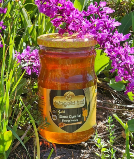 Bingold Süzme Çiçek Balı 460 Gr Gold