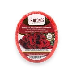 Dr. Bronos Kırmızı Gül Özlü Doğal Süngerli Sabun 135 Gr