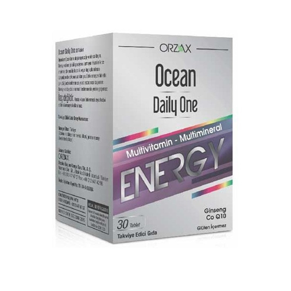 Orzax Ocean Daily One Multivitamin Multimineral Energy 30 Tablet