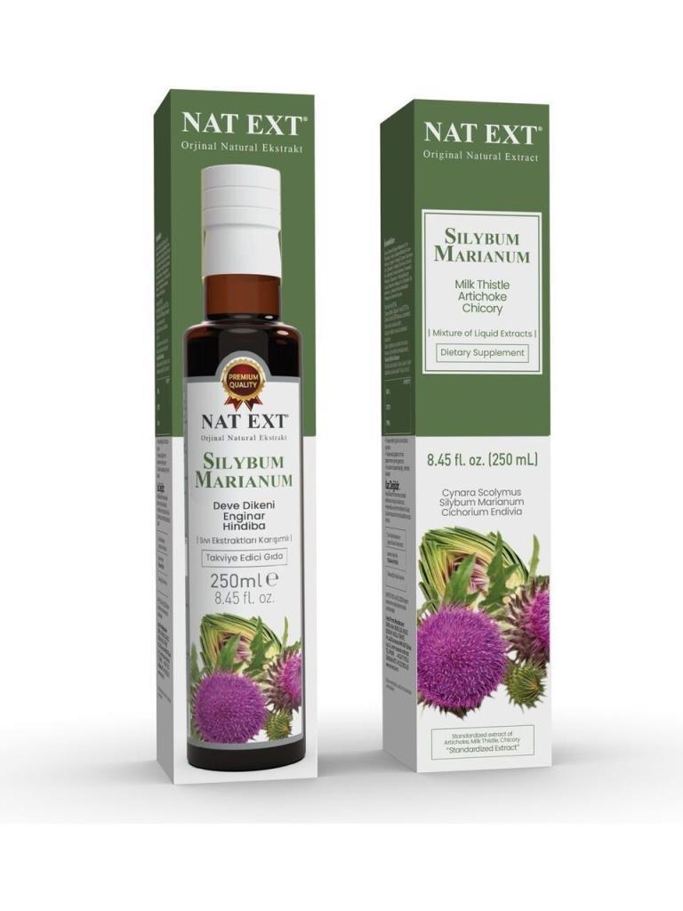 Nat Ext Deve Dikeni Enginar Hindiba Sıvı Ekstrakt Karışımı 250 Ml