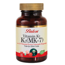 Balen Vitamin K2 D Vitamini K2 MK7 450 mg 60 kapsül