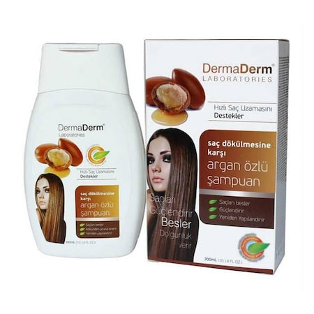 Dermaderm Saç Dökülmesine Karşı Argan Özlü Şampuan 300 ml