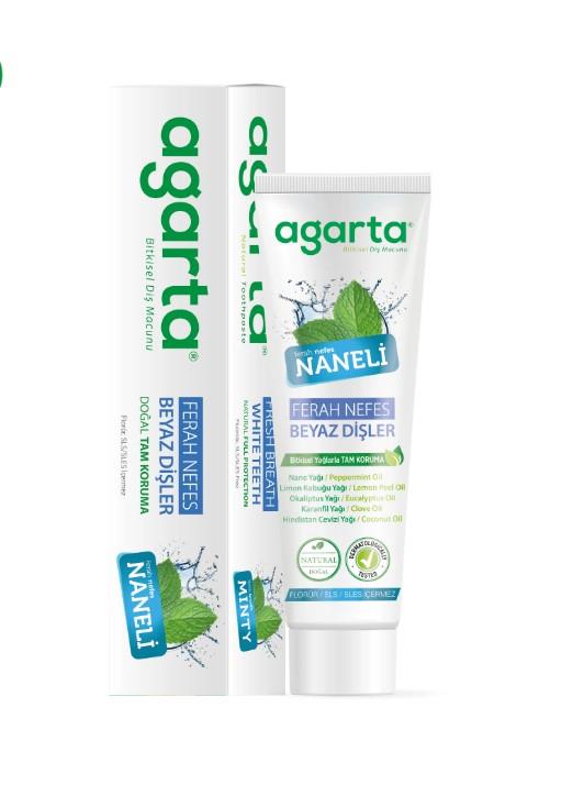 Agarta Doğal Diş Macunu Naneli 100 Ml