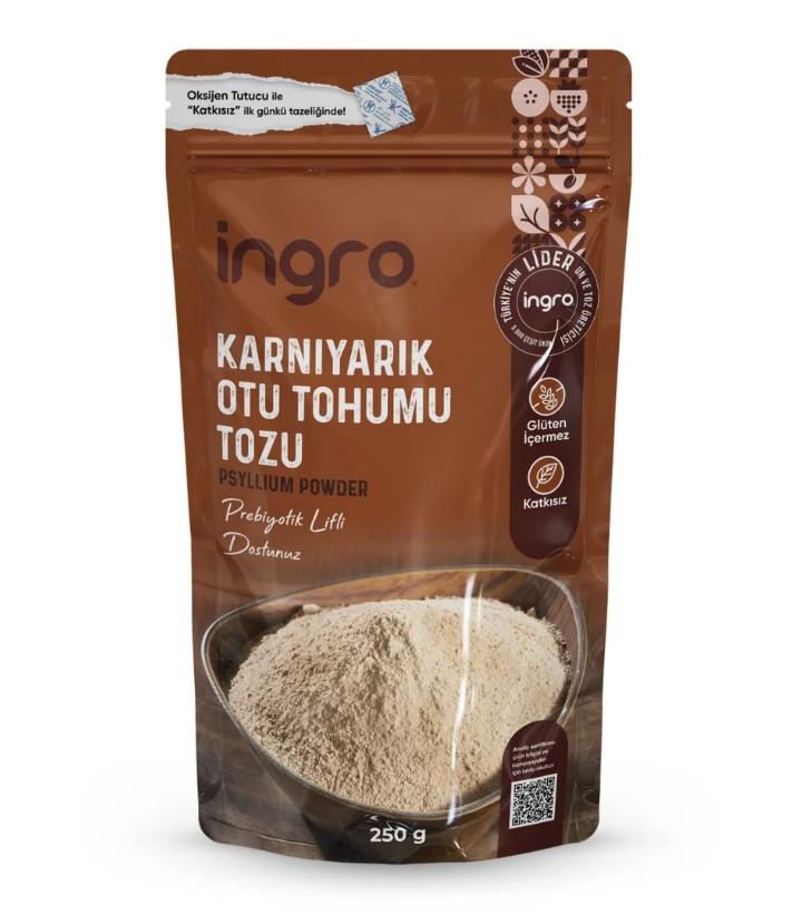 İngro Glutensiz Karnıyarık Otu Tohumu Tozu 250 Gr