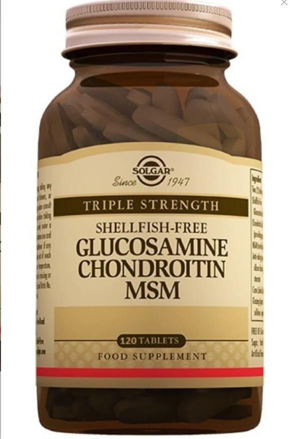 Solgar Glucosamine Chondroitin Msm 120 Tablet