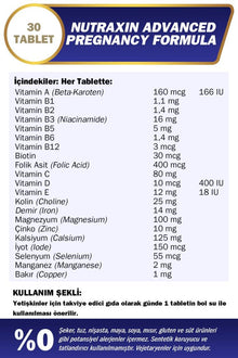 Nutraxin Advanced Pregnancy Formula 30 Tablet