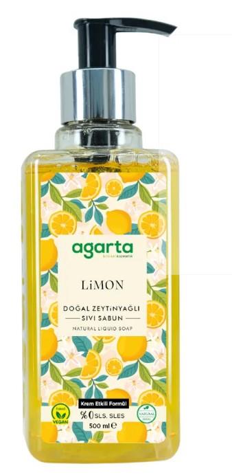 Agarta Doğal Limon Sıvı Sabun 500 Ml