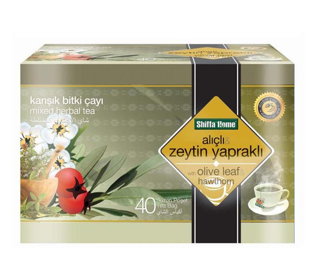 Shiffa Home Alıçlı Zeytin Yapraklı Karışık Bitki Çayı 40 poşet