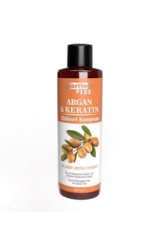 Softto Plus Argan & Keratin Nourishing Herbal Shampoo for Dry and Damaged Hair 400ml