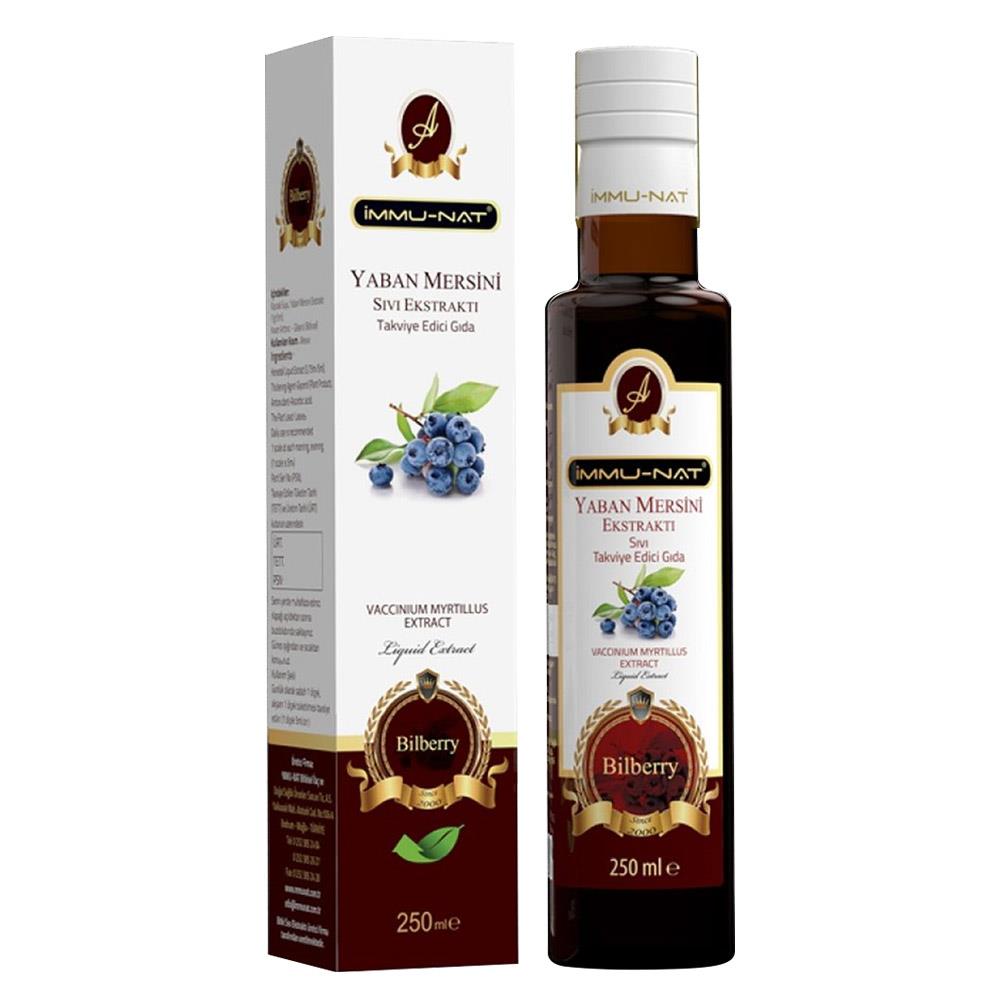 İmmunat Yaban Mersini Ekstraktı 250 ml İmmu-Nat
