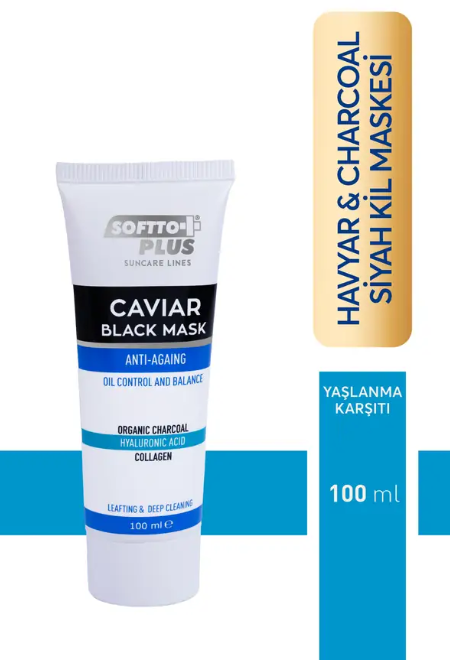 Softto Plus Havyar Siyah Maske 100 Ml