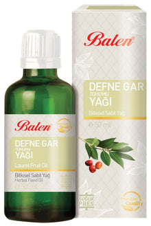 Balen Defne Gar Tohumu Yağı 50 ml Soğuk Pres