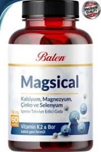 Balen Magsical Kalsiyum Mağnezyum Çinko Selenyum 730 Mg 60 Kapsül