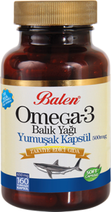 Balen Omega 3 Fish Oil 650 mg 160 capsules