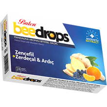 قطرات بالين بنكهة الزنجبيل والكركم والعرعر واليوسفي 24 قطعة