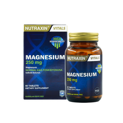 Nutraxin Magnesium 250 Mg 60 Tablet