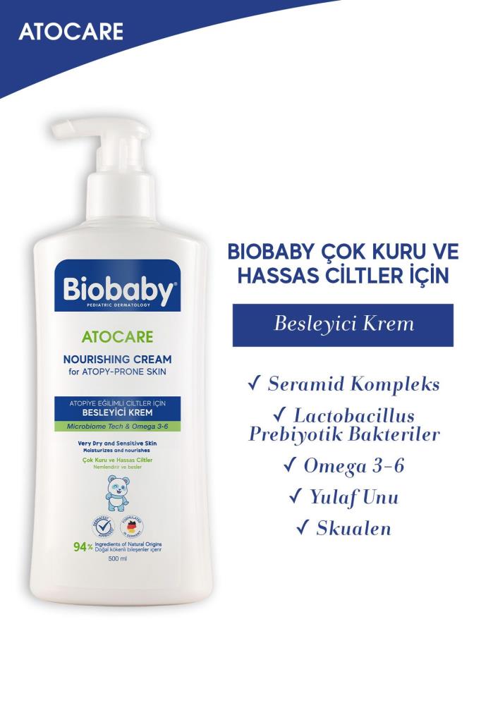Biobaby Atocare Besleyici Krem 500 Ml