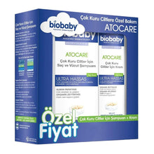 Biobaby Atocare Ultra Sensitive Shampoo 300ml and Cream 100ml Duo Set for Very Dry Skin