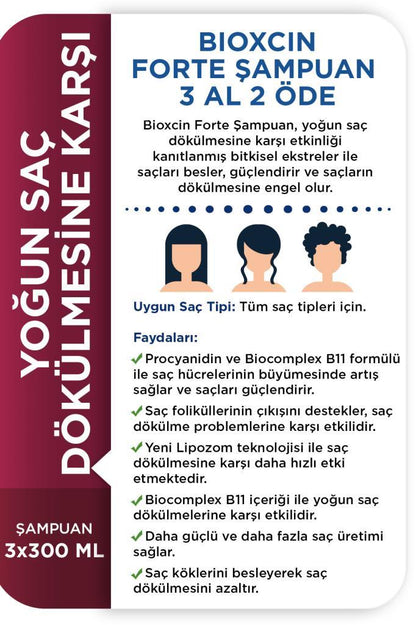 Bioxcin Forte Shampoo: Buy 3, Get 2 Free