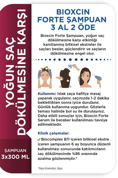 Bioxcin Forte Shampoo: Buy 3, Get 2 Free