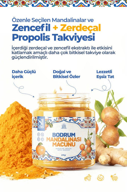 81 İlden Bodrum Mandalina Macunu 240 Gr