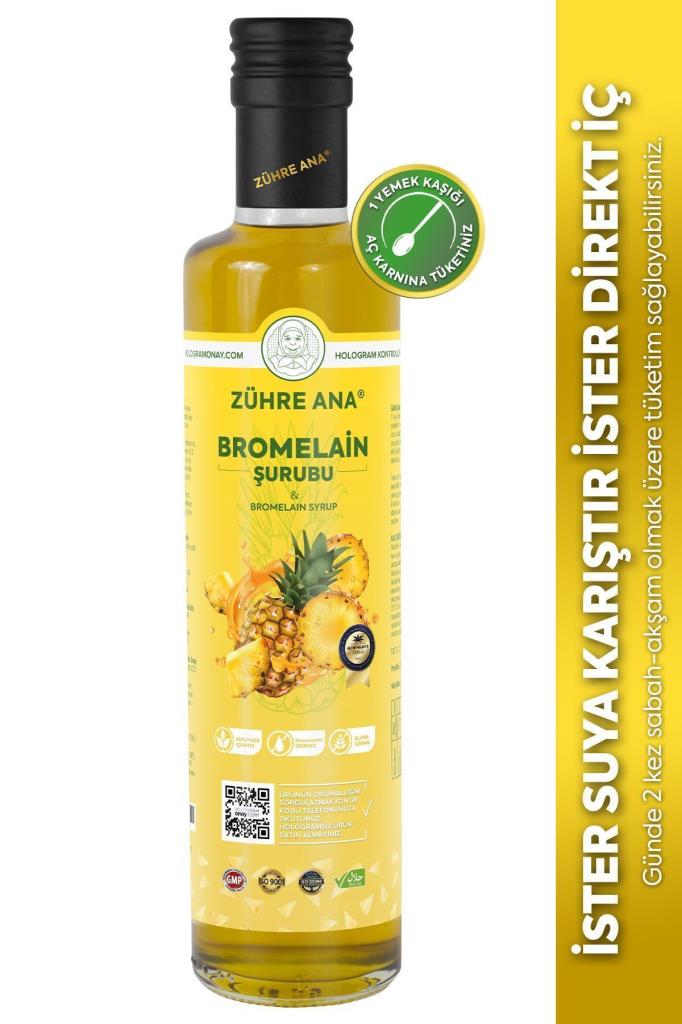 Bromelain Ananas İçeren Detox Şurubu 250ML