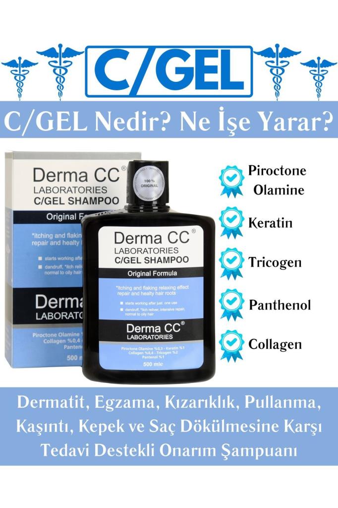 Derma CC C/Gel Shampoo 200ml