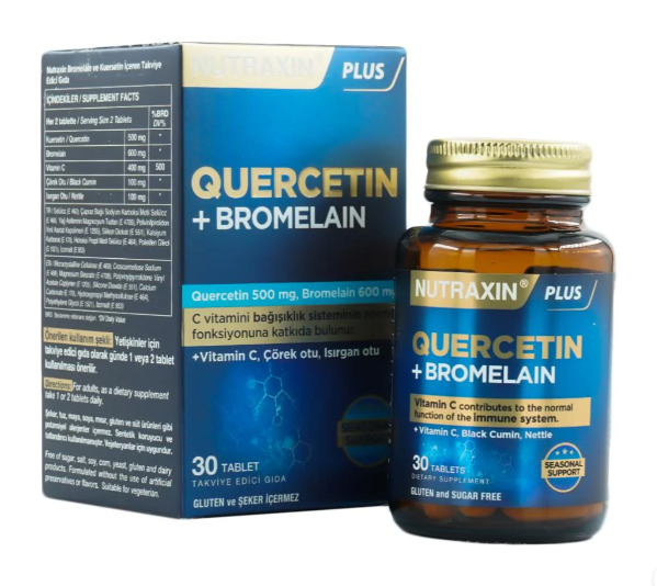 Nutraxin Quercetin + Bromelain 30 Tablet