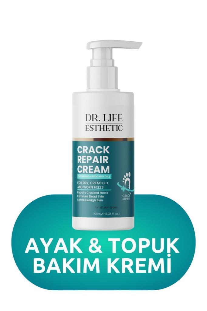 Dr. Life Esthetic Çatlak Onarıcı Ayak ve Topuk Kremi Crack Repair Cream 100 ml