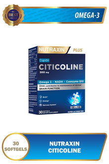 Nutraxin Citicoline 300 mg 30 Softgel