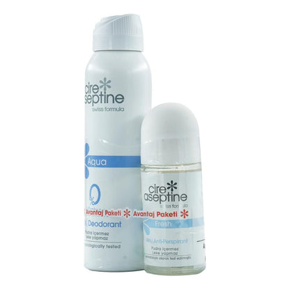 Cire Aseptine Deodorant Aqua 150 Ml + Fresh Roll On Set