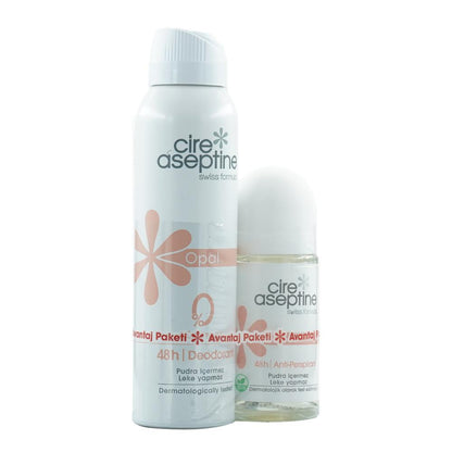 Cire Aseptine Deodorant Opal 150 Ml + Soft Roll On Set