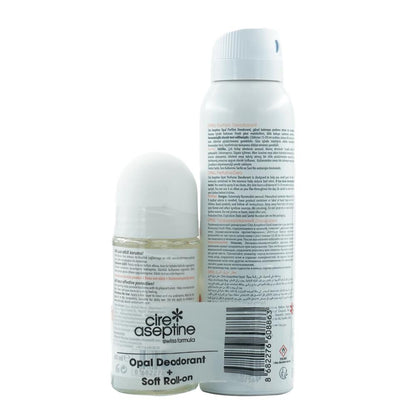 Cire Aseptine Deodorant Opal 150 Ml + Soft Roll On Set