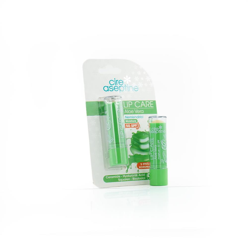 Cire Aseptine Lip Care Aloe Vera 50 SPF Dudak Bakım Kremi 4.5 Gr
