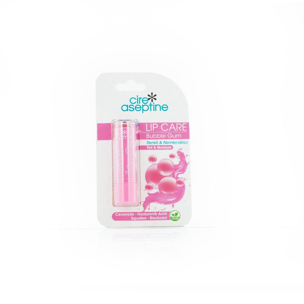 Cire Aseptine Lip Care Bubble Gum Renkli Dudak Bakım Kremi 4.5 Gr