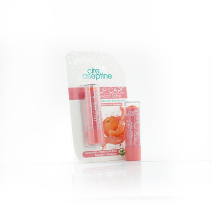 Cire Aseptine Lip Care Peach Shine Şeftali Işıltılı  Renkli Dudak Bakım Kremi 4.5 Gr