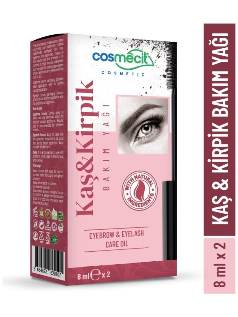 Cosmecit Kaş Kirpik Bakım Yağı 8 Ml x 2
