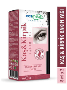 Cosmecit Kaş Kirpik Bakım Yağı 8 Ml x 2