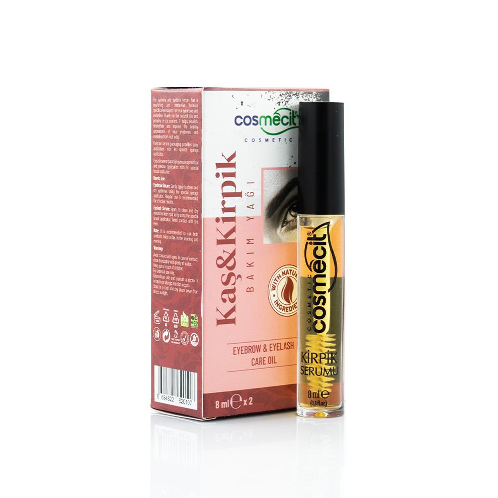 Cosmecit Kaş Kirpik Bakım Yağı 8 Ml x 2