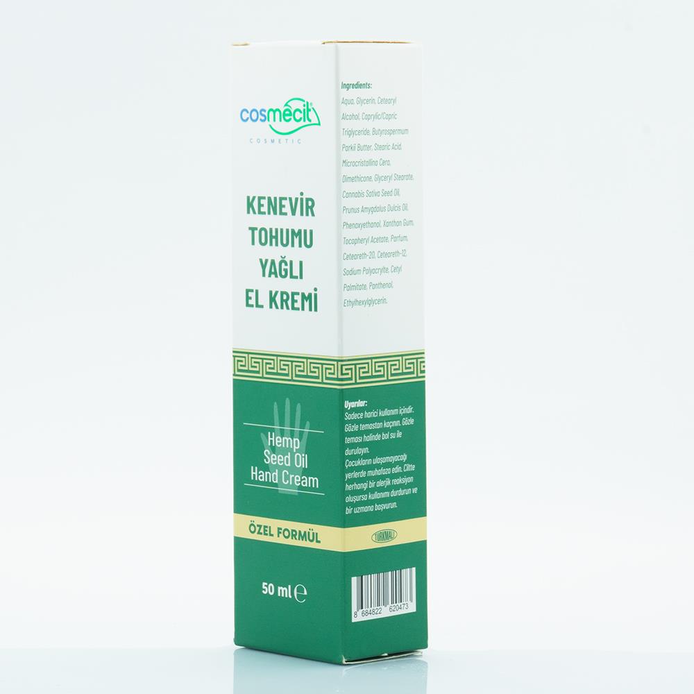 Cosmecit Kenevir Tohumu Yağlı El Kremi 50 Ml