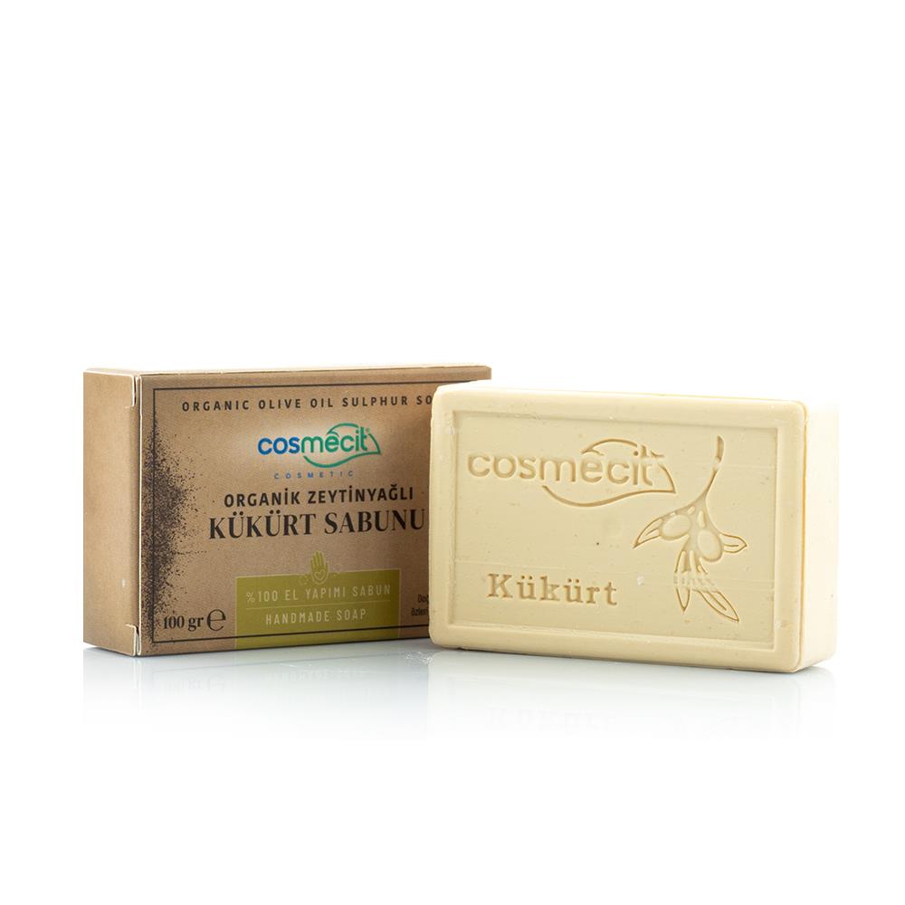 Cosmecit Organik Zeytinyağlı Kükürt Sabunu 100 Gr