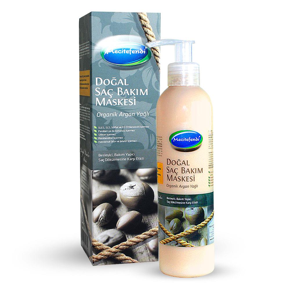 Mecitefendi Saç Bakım Maskesi Organik Argan Yağlı 250 Ml