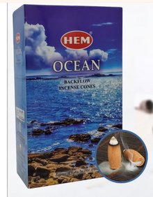 Hem Konik Geri Akış Tütsü Ocean 1 Paket 10 Adet
